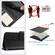 Samsung Galaxy S25 Ultra 5G Cat Rat Embossed RFID Leather Phone Case with Lanyard - Black