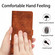 Samsung Galaxy S25 Ultra 5G Cherry Blossom Butterfly Skin Feel Embossed PU Phone Case - Brown
