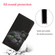 Samsung Galaxy S25 Ultra 5G Colored Drawing Pattern Leather Phone Case - Black Cat