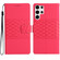 Samsung Galaxy S25 Ultra 5G Diamond Embossed Skin Feel Leather Phone Case - Red