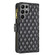 Samsung Galaxy S25 Ultra 5G Diamond Lattice Zipper Wallet Leather Flip Phone Case - Black Samsung Galaxy S25 Ultra 5G Diamond Lattice Zipper Wallet Leather Flip Phone Case - Black