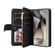Samsung Galaxy S25 Ultra 5G Dual-color 9 Card Slots Zipper Wallet Leather Phone Case - Black