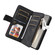 Samsung Galaxy S25 Ultra 5G Dual-color 9 Card Slots Zipper Wallet Leather Phone Case - Black Samsung Galaxy S25 Ultra 5G Dual-color 9 Card Slots Zipper Wallet Leather Phone Case - Black