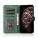 Samsung Galaxy S25 Ultra 5G Dual-color Stitching Leather Phone Case - Blue Green
