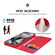 Samsung Galaxy S25 Ultra 5G DUX DUCIS Hivo Series Cowhide + PU + TPU Flip Phone Case - Red