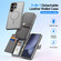 Samsung Galaxy S25 Ultra 5G DUX DUCIS Lawa Series 2 in 1 Wallet Zipper Detachable MagSafe Phone Case with Lanyard - Grey