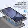 Samsung Galaxy S25 Ultra 5G DUX DUCIS Lawa Series 2 in 1 Wallet Zipper Detachable MagSafe Phone Case with Lanyard - Grey Samsung Galaxy S25 Ultra 5G DUX DUCIS Lawa Series 2 in 1 Wallet Zipper Detachable MagSafe Phone Case with Lanyard - Grey