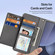 Samsung Galaxy S25 Ultra 5G DUX DUCIS Lawa Series 2 in 1 Wallet Zipper Detachable MagSafe Phone Case with Lanyard - Grey