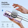 Samsung Galaxy S25 Ultra 5G DUX DUCIS Skin X Pro Series Magsafe PC + TPU Phone Leather Case - Purple