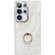 Samsung Galaxy S25 Ultra 5G Electroplated Marble Texture Ring Holder Phone Case - White S8