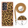 Samsung Galaxy S25 Ultra 5G Electroplating Dual-side IMD Phone Case with Lanyard - Leopard Print