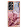 Samsung Galaxy S25 Ultra 5G Electroplating Marble Dual-side IMD Phone Case - Rose Red 014