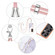 Samsung Galaxy S25 Ultra 5G Electroplating Marble Dual-side IMD Phone Case with Lanyard - White 006
