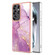 Samsung Galaxy S25 Ultra 5G Electroplating Marble Pattern Dual-side IMD TPU Shockproof Phone Case - Purple 001