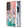 Samsung Galaxy S25 Ultra 5G Electroplating Pattern IMD TPU Shockproof Case with Rhinestone Ring Holder - Colorful Scales