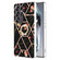 Samsung Galaxy S25 Ultra 5G Electroplating Splicing Marble Flower Pattern TPU Shockproof Case with Rhinestone Ring Holder - Black Flower Samsung Galaxy S25 Ultra 5G Electroplating Splicing Marble Flower Pattern TPU Shockproof Case with Rhinestone Ring Holder - Black Flower