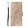 Samsung Galaxy S25 Ultra 5G Embossed Butterfly Flowers Leather Phone Case - Gold