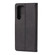 Samsung Galaxy S25 Ultra 5G Embossed Happy Cat Pattern Flip Leather Phone Case - Black