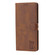 Samsung Galaxy S25 Ultra 5G Embossed Happy Cat Pattern Flip Leather Phone Case - Brown