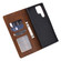Samsung Galaxy S25 Ultra 5G Embossed Happy Cat Pattern Flip Leather Phone Case - Brown
