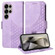 Samsung Galaxy S25 Ultra 5G Embossed Rhombus Starry Leather Phone Case - Purple