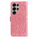 Samsung Galaxy S25 Ultra 5G Embossed Sunflower Leather Phone Case - Rose Gold