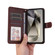 Samsung Galaxy S25 Ultra 5G ENKAY Card Wallet Calf Texture Leather Phone Case with Screen Film - Blue