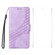 Samsung Galaxy S25 Ultra 5G ENKAY Embossed Rhombus Starry Leather Phone Case with Screen Film - Purple