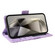 Samsung Galaxy S25 Ultra 5G ENKAY Embossed Rhombus Starry Leather Phone Case with Screen Film - Purple
