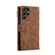 Samsung Galaxy S25 Ultra 5G ESEBLE Retro Frosted RFID Flip Leather Phone Case - Brown