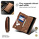 Samsung Galaxy S25 Ultra 5G ESEBLE Retro Frosted RFID Flip Leather Phone Case - Brown