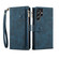 Samsung Galaxy S25 Ultra 5G ESEBLE Retro Frosted RFID Flip Leather Phone Case - Dark Green