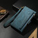Samsung Galaxy S25 Ultra 5G ESEBLE Retro Frosted RFID Flip Leather Phone Case - Dark Green