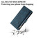 Samsung Galaxy S25 Ultra 5G ESEBLE Retro Frosted RFID Flip Leather Phone Case - Dark Green