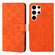 Samsung Galaxy S25 Ultra 5G Ethnic Style Embossed Pattern Leather Phone Case - Orange