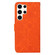 Samsung Galaxy S25 Ultra 5G Ethnic Style Embossed Pattern Leather Phone Case - Orange