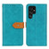 Samsung Galaxy S25 Ultra 5G European Floral Embossed Leather Phone Case - Blue
