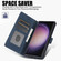 Samsung Galaxy S25 Ultra 5G Fantasy Skin-feel Calfskin Texture Leather Phone Case - Blue