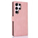 Samsung Galaxy S25 Ultra 5G Fantasy Skin-feel Calfskin Texture Leather Phone Case - Pink
