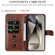 Samsung Galaxy S25 Ultra 5G Fashion Calf Texture Zipper Leather Phone Case - Brown