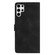 Samsung Galaxy S25 Ultra 5G Flower Butterfly Embossing Pattern Leather Phone Case - Black