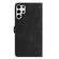 Samsung Galaxy S25 Ultra 5G Flower Embossing Pattern Leather Phone Case - Black