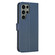 Samsung Galaxy S25 Ultra 5G Four-leaf Embossed Leather Phone Case - Blue