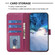 Samsung Galaxy S25 Ultra 5G Four-leaf Embossed Leather Phone Case - Rose Red