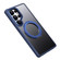 Samsung Galaxy S25 Ultra 5G Frosted 360 Degree MagSafe Magnetic Holder Phone Case - Blue