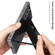 Samsung Galaxy S25 Ultra 5G GKK Rotor Bracket Recessed Card Bag Full Coverage Phone Case - Carbon Fibre Texture