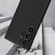Samsung Galaxy S25 Ultra 5G GKK Skin-feeling Leather Curved Phone Case - Black