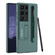 Samsung Galaxy S25 Ultra 5G GKK Ultra-thin Holder Phone Case with Pen Slots & Stylus Pen - Green