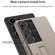 Samsung Galaxy S25 Ultra 5G GKK Ultra-thin Shockproof Phone Case with Holder / Pen - Silver