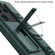 Samsung Galaxy S25 Ultra 5G GKK Ultra-thin Wristband Shockproof Phone Case with Holder - Forest Green